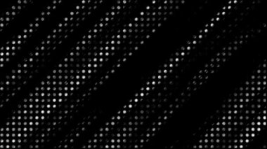 soyut animasyon yarım ton noktalı retro teknoloji arka planı, rastgele noktalar ve ızgaralar, 3d canlandırma canlandırma arkaplanı