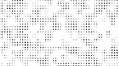 Kusursuz soyut teknoloji yarım ton noktalı arkaplan canlandırması