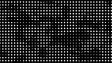 Modern noktalı yarım tonlu animasyon dokusu soyut teknoloji arka plan, noktalar ve ızgara dijital hareket döngü animasyonunu örtüyor