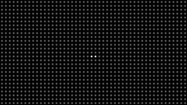 Kusursuz noktalar ve ızgara yarım ton canlandırılmış retro doku soyut döngü hareket arkaplanı, vintage efekt için kaplama