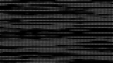 Teknolojik yarım ton noktalı doku soyut arkaplan, döngü animasyon hareket grafikleri örtüşür