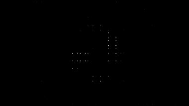 Yarım tonluk retro animasyon dokusu soyut arkaplan, modern fütüristik dijital arka plan animasyonu