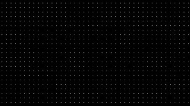 siyah yarım tonlu noktalı doku soyut retro vintage döngü arkaplan canlandırması