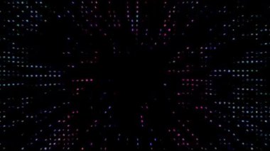 Yarım ton noktalı dokulu hareket soyut kaplama döngü canlandırması