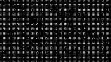 Retro yarım ton noktalı vintage desenli soyut arkaplan hareketi döngü animasyonu