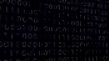 ikili sayı sistemi yarım ton noktalı desenli soyut arkaplan, fütüristik teknoloji döngüsü animasyon arkaplanı