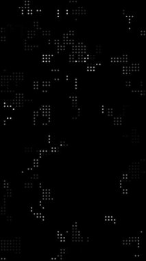 dikey yarım ton noktalı desenli soyut arkaplan, noktalar ve ızgara döngüsü canlandırma arkaplanı