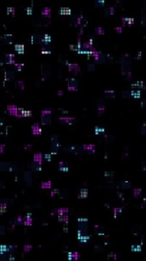 Retro yarım ton noktalı vintage desenli soyut arkaplan hareketi döngü animasyonu