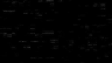 Yarım tonlu noktalı desenli soyut arkaplan döngüsü animasyon hareketi örtüsü, dijital modern noktalar ve ızgara arkaplanı