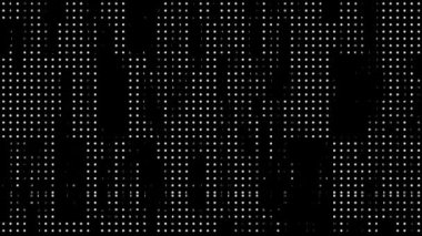 çizgi stil modern yarım ton noktalı dijital teknoloji soyut arkaplan döngüsü animasyon hareketi örtüşür