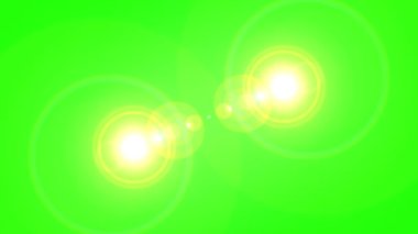 yeşil ekran (kroma anahtarı) lens aydınlatma sızıntısı animasyon, birleştirme ve vfx için uygun