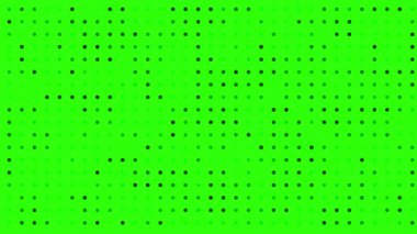 yeşil ekran yarım ton noktalı doku hareketin soyut arkaplanını örtüyor, döngüye hazır animasyon, modern noktalar ve ızgara teknolojisi arkaplanı