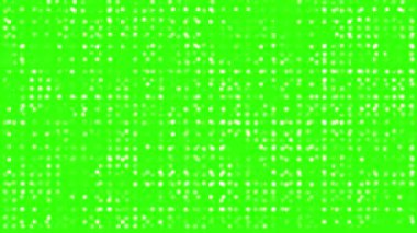 yeşil ekran yarım ton noktalı dokulu kaplama hareketli soyut arkaplan, döngüye hazır canlandırma, eski efekt dokusu katmanı için en iyisi