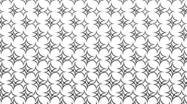 Kusursuz beyaz döngü asgari geometrik desen soyut hareket arkaplan canlandırması