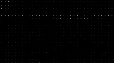 soyut animasyon yarım ton noktalı retro teknoloji arka planı, rastgele noktalar ve ızgaralar, 3d canlandırma canlandırma arkaplanı