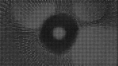soyut animasyon yarım ton noktalı retro teknoloji arka planı, rastgele noktalar ve ızgaralar, 3d canlandırma canlandırma arkaplanı