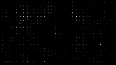 Yarım tonlu benekli, soyut döngü hareketli arka plan canlandırması