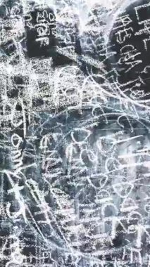 karatahta dur hareketi dokusu grunge canlandırılmış döngü soyut arkaplan örtüsü