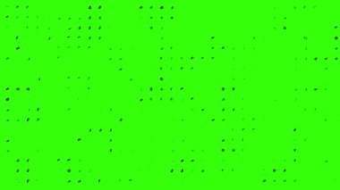 yeşil ekran (kroma anahtarı) noktalar ve ızgara döngü animasyonu, yarım ton noktalı doku soyut hareket arkaplanı