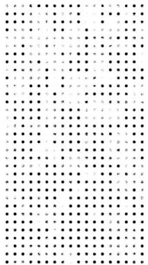 dikey yarım ton noktalı desenli soyut arkaplan döngüsü animasyon hareketi örtüsü, dijital modern noktalar ve ızgara arkaplanı