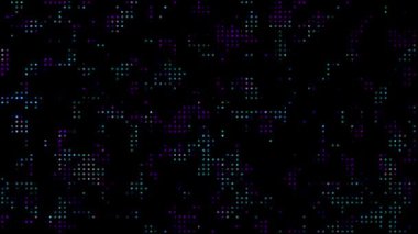 Kusursuz soyut teknoloji yarım ton noktalı arkaplan canlandırması