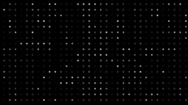 Kusursuz soyut teknoloji yarım ton noktalı arkaplan canlandırması
