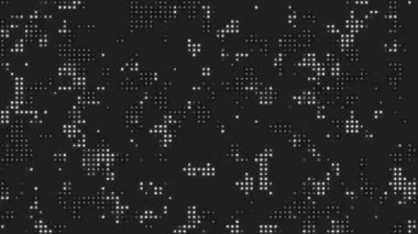 Kusursuz soyut teknoloji yarım ton noktalı arkaplan canlandırması