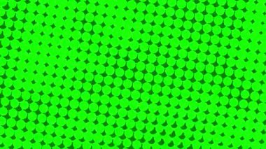 yeşil ekran yarım ton noktalı soyut arkaplan, canlandırılmış dokulu hareket örtülü döngü animasyonu