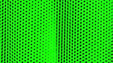 yeşil ekran yarım ton noktalı retro animasyon doku soyut arkaplan, modern fütüristik dijital zemin animasyonu