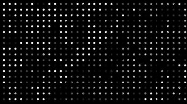 Fütürist yüksek teknoloji dijital modern retro tarzı soyut arkaplan, hareket eden noktalar döngü animasyonu