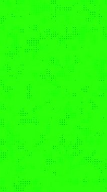 Fütürist yüksek teknoloji dijital modern retro tarzı yeşil ekranlı soyut arkaplan (kroma anahtarı), hareket eden noktalar döngü animasyonu