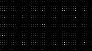 Kusursuz dijital hi-tech noktalar titreşen hareket grafikleri, yarım ton doku soyut arka plan, döngü animasyonu