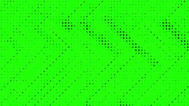 yeşil ekran yarım ton noktalı doku soyut döngü hareket arkaplanı