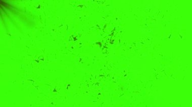 yeşil ekran pleksus arkaplanı ve soyut yüksek teknoloji fütüristik ağı, dijital bağlantılar animasyonu