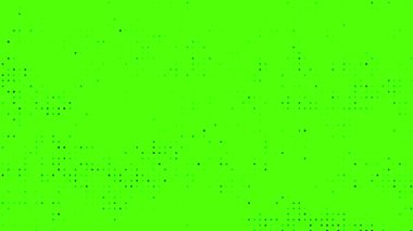 yeşil ekran (kroma anahtarı) 4k stop hareketli yarım ton noktalı doku döngüsü animasyonu dijital yüksek teknoloji soyut döngü arka planı