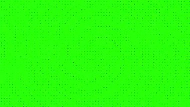 yeşil ekran (kroma anahtarı) 4k stop hareketli yarım ton noktalı doku döngüsü animasyonu dijital yüksek teknoloji soyut döngü arka planı