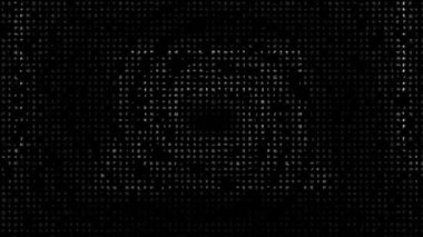 4k stop motion half-tone noktalı doku döngüsü animasyonu dijital yüksek teknoloji soyut arkaplan