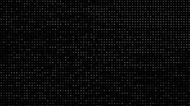 soyut animasyon yarım ton noktalı retro teknoloji arka planı, rastgele noktalar ve ızgaralar, 3d canlandırma canlandırma arkaplanı