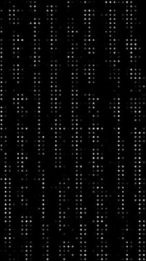 soyut animasyon yarım ton noktalı retro teknoloji arka planı, rastgele noktalar ve ızgaralar, 3d canlandırma canlandırma arkaplanı