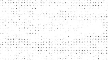 soyut animasyon yarım ton noktalı retro teknoloji arka planı, rastgele noktalar ve ızgaralar, 3d canlandırma canlandırma arkaplanı