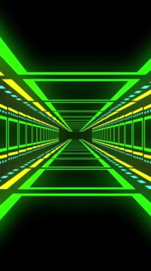 dijital modern yüksek teknoloji noen stili soyut tünel döngüsü animasyonu