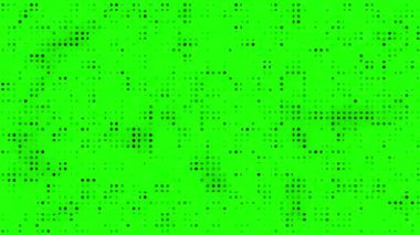 yeşil ekran yarım ton noktalı doku hareket döngüsü arkaplan canlandırması