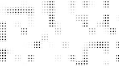 4k beyaz yarım tonlu noktalı doku soyut arkaplan döngüsü canlandırması