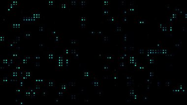 4k dijital yüksek teknoloji yarım ton noktalı doku soyut arkaplan canlandırması