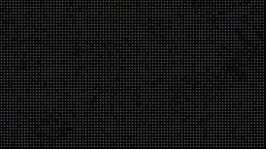 yüksek teknoloji rastgele parlayan noktalar ve azalan veri bilgi matrisi animasyonuyla teknolojik arka planı canlandırdı