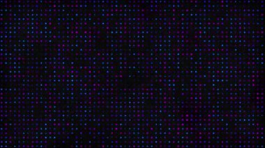 yüksek teknoloji rastgele parlayan noktalar ve soluklaşan, döngü animasyon arkaplanı ile teknolojik arka planı canlandırdı