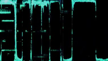 4k statik Analog Glitch Soyut Arkaplan Döngü Animasyonu, Dijital Hasar VHS etkisi, Grunge tarama hattı paraziti, CRT Geçişi