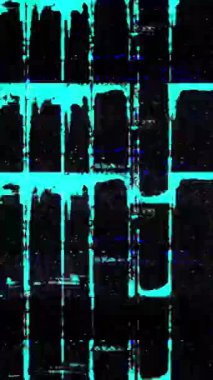 Arıza efekti için 4k Grunge cesur Stop Motion Soyut Döngü Arkaplanı