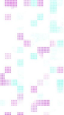 Yüksek teknolojili noktalar gelişigüzel kayboluyor, noktalı yarım ton dokusu, neon dijital fütüristik soyut arka plan