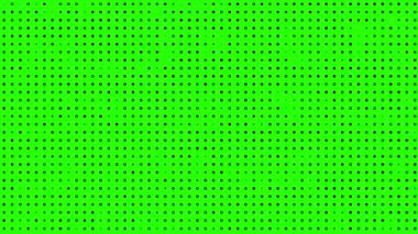 4k Yeşil Ekran Canlandırılmış yarım ton noktalı doku grunge soyut arkaplan